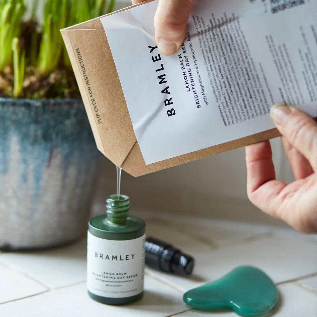 Lemon Balm Brightening Day Serum Compostable Refill Pouch - Image 2