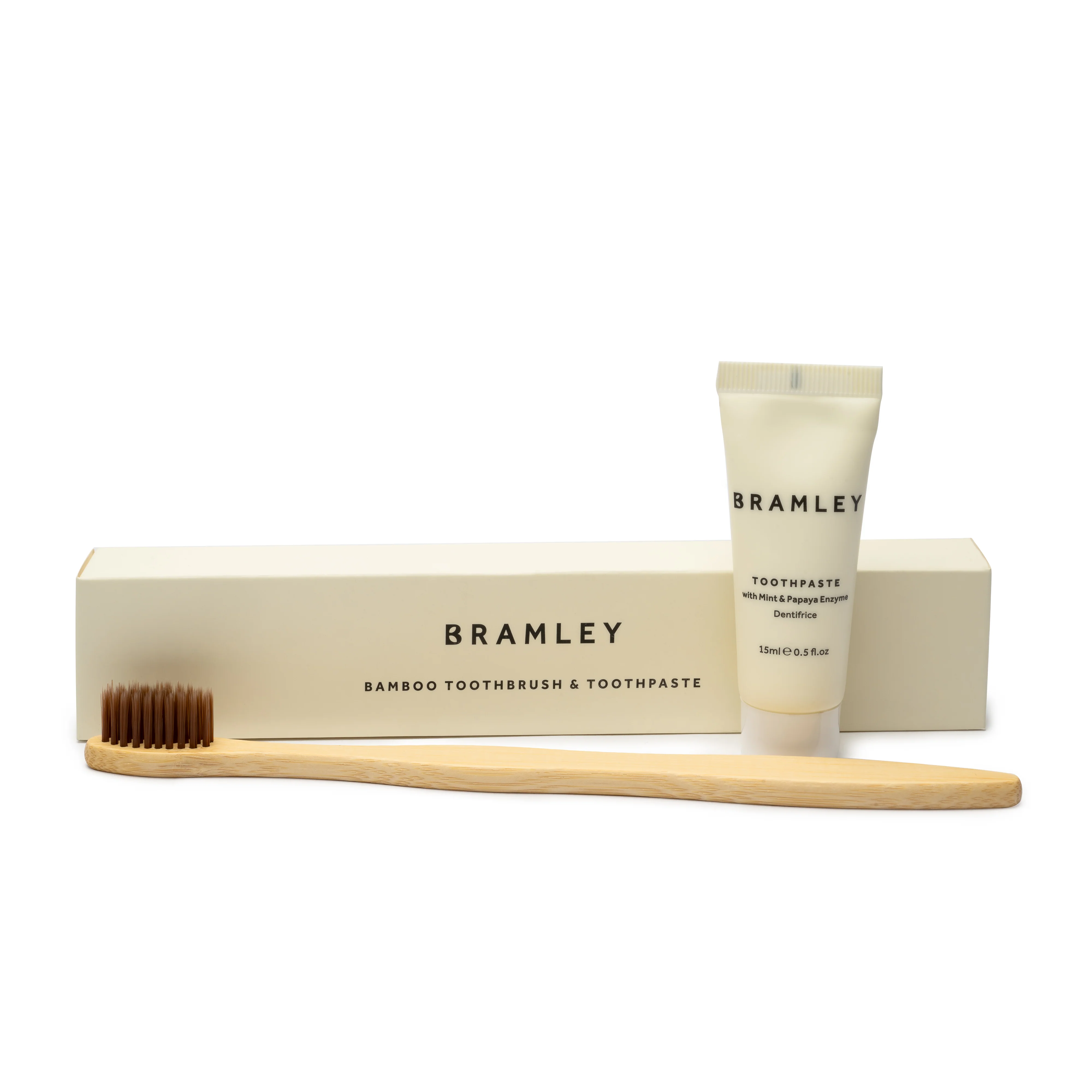 Bamboo Toothbrush & Toothpaste Set
